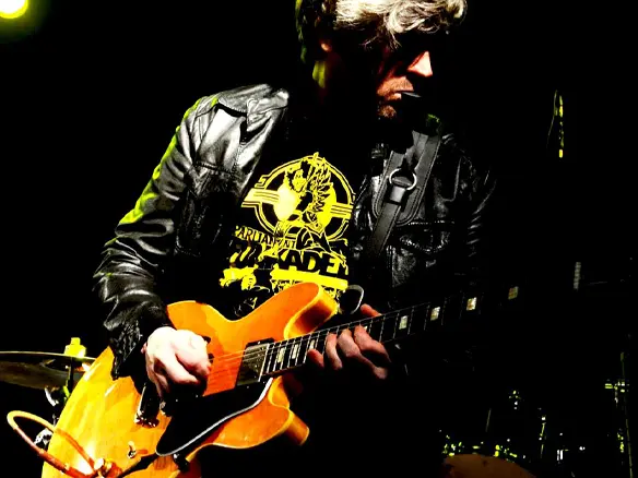 come again founder jim playing a gig